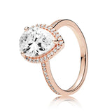 925 Sterling Silver Pan Ring with Logo