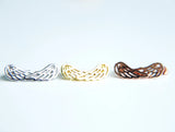 925 Sterling Silver 3 Silver Jewelry Stud Girl Wing Earring