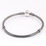 925 Sterling Silver Snake Chain Bracelet for Women DIY Charm Beads Jewelry