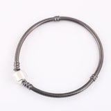 925 Sterling Silver Snake Chain Bracelet for Women DIY Charm Beads Jewelry