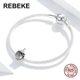Halloween Owl Charm 925 Sterling Silver DIY Bead for Bracelet Making