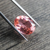 Pink Morganite Oval Gemstone Beads for Jewelry Making DIY