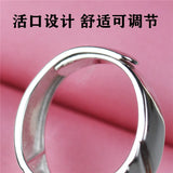 Adjustable Oval Silver 925 Ring Base for DIY Gemstone Jewelry
