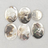 Oval Shape Shell Beads Natural Shell Beads DIY Loose Beads