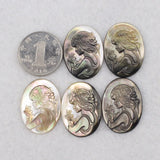 Oval Shape Shell Beads Natural Shell Beads DIY Loose Beads