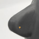 20pcs 925 Sterling Silver Heart Nose Stud Pin Nariz Jewelry