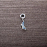 S925 Silver Bracelet with Crystal High-Heeled Shoe Pendant