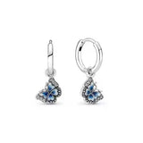 S925 Sterling Silver Love Clover Butterfly Earrings