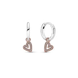 S925 Sterling Silver Love Clover Butterfly Earrings