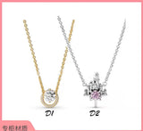 S925 Sterling Silver Necklace Silver Beaded Diy Accessories