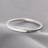 925 Sterling Silver Enamel Love Hollow Out Shining Buckle Bracelet