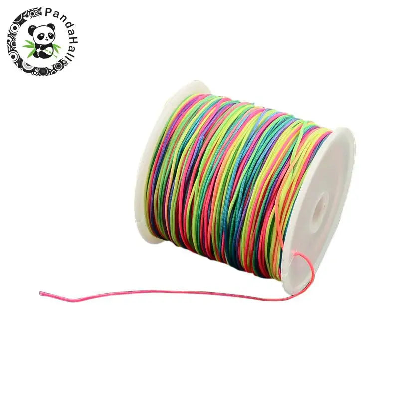 0.5mm 0.8mm Nylon Cord for Bracelets DIY Tassels Jewelry Craft Braided Rope