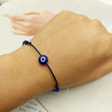 Evil Eye Woven Lucky Bracelet Adjustable Red String Bracelet Jewelry