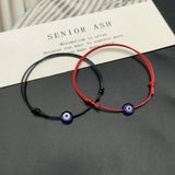 Evil Eye Woven Lucky Bracelet Adjustable Red String Bracelet Jewelry