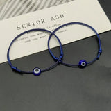 Evil Eye Woven Lucky Bracelet Adjustable Red String Bracelet Jewelry