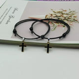 Cross Couple Bracelet Charm Bracelet for Lover