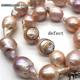 Peach Pink Pearl Bracelet Teardrop Pearls