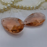 Crystal Water Drop Bead Pendant 16/22/28/38 mm DIY Necklace Earring