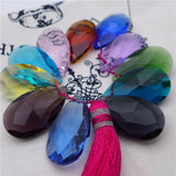 Crystal Water Drop Bead Pendant 16/22/28/38 mm DIY Necklace Earring