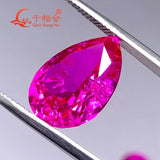 Dark Pink Pear Shape Ruby Loose Gemstone