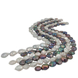 Baroque Shape Pearl Beads 12-17mm White