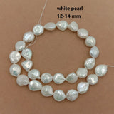 Baroque Shape Pearl Beads 12-17mm White