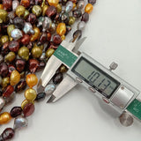 Baroque Pearl Beads 10-11mm Gold Brown Gray Freshwater Loose Keshi Pearl