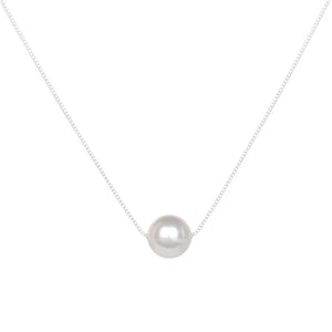 Sterling Silver 925 Pearl Necklace for Women
