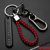 Husband Gift High Car Key Ring Anti-Lost Number Plate Pendant Keychain