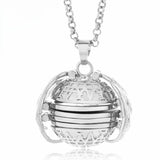 Reiki Pendulum Magic Photo Locket Pendant Necklace in Box