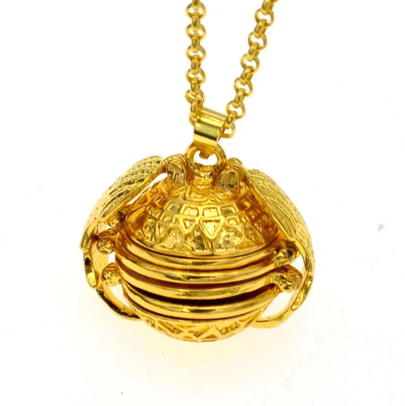 Reiki Pendulum Magic Photo Locket Pendant Necklace in Box