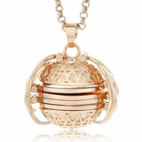 Reiki Pendulum Magic Photo Locket Pendant Necklace in Box