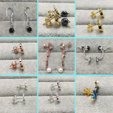 925 Silver Pearls Dangle Earrings for Women