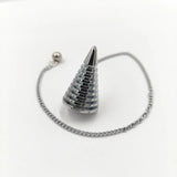 Dreiki Pendulum Natural Stone Amulet Healing Pyramid