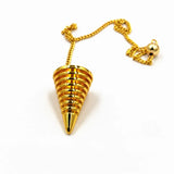Dreiki Pendulum Natural Stone Amulet Healing Pyramid
