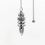 Natural Stone Pendulum Reiki Chakra Amulet Healing Meditation Necklace