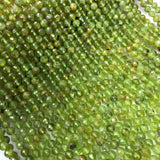 Peridot Green Faceted 5.5mm Loose Beads for DIY Jewelry Making
