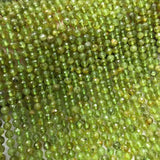 Peridot Green Faceted 5.5mm Loose Beads for DIY Jewelry Making