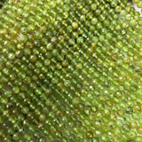 Peridot Green Faceted 5.5mm Loose Beads for DIY Jewelry Making