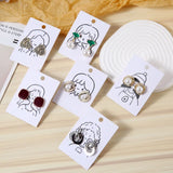 Pack of 100 Earring Cards 5x7cm Jewelry Packaging Display Holder