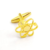 Hollow Flower Cufflinks Women Men Wedding Jewelry Gift