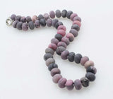 Pink Rhodonite Roundel Necklace 18 inch