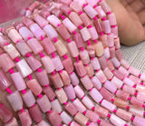 Pink Opal Loose Beads 7*9mm Nature for Jewelry 14inch