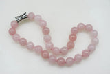 Rose Quartz Round 14mm Necklace Beads