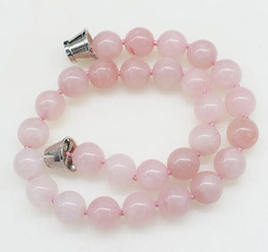 Rose Quartz Round 14mm Necklace Beads
