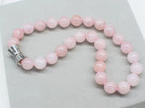 Rose Quartz Round 14mm Necklace Beads