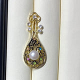 Freshwater Pearl Brooch - Large Pearl Brooch for Women
