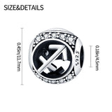 925 Silver Sagittarius Charms Bead for 3mm Bracelet