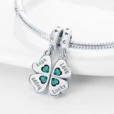 925 Sterling Silver Charms of Ley Bear Bouquet Pendant