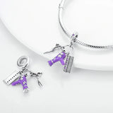 925 Sterling Silver Plata Charms Beads Fits Bracelet Women Pendant Jewelry